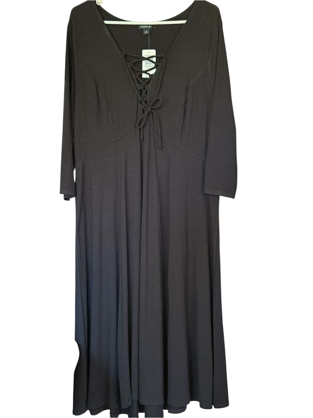 Torrid Black Lace-Up Maxi Dress New w/ tags from Witch’s Estate Sale Size 2XL